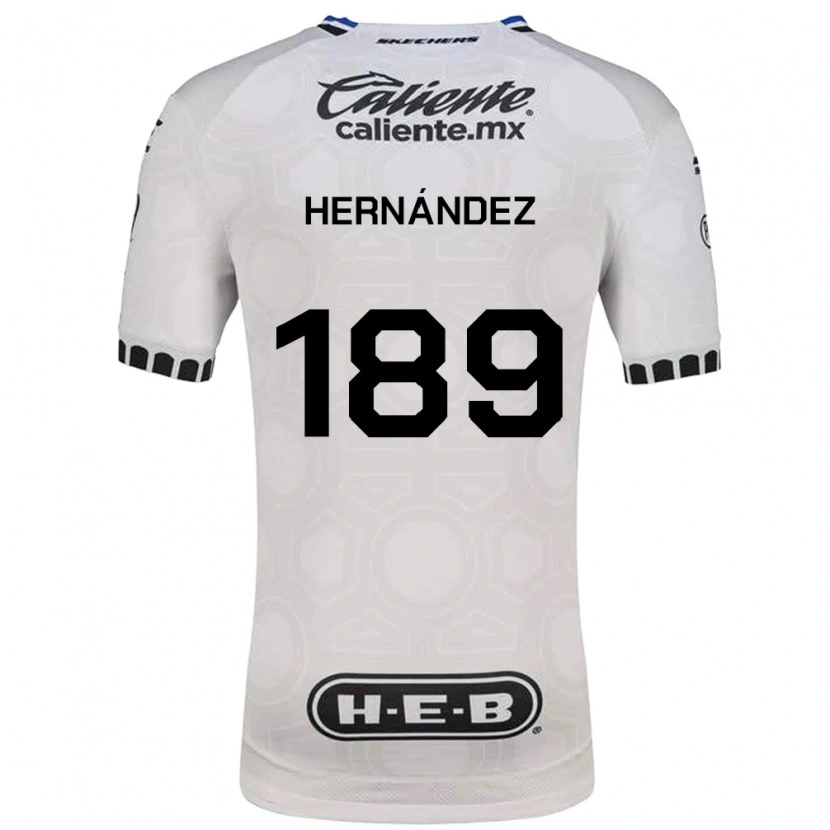 Danxen Dame Sebastián Hernández #189 Hvit Svart Blå Hjemmetrøye Drakt Trøye 2026/27 Skjorter T-Skjorte
