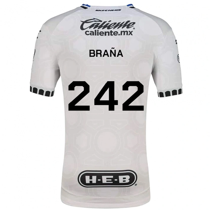 Danxen Dame Armando Braña #242 Hvit Svart Blå Hjemmetrøye Drakt Trøye 2026/27 Skjorter T-Skjorte