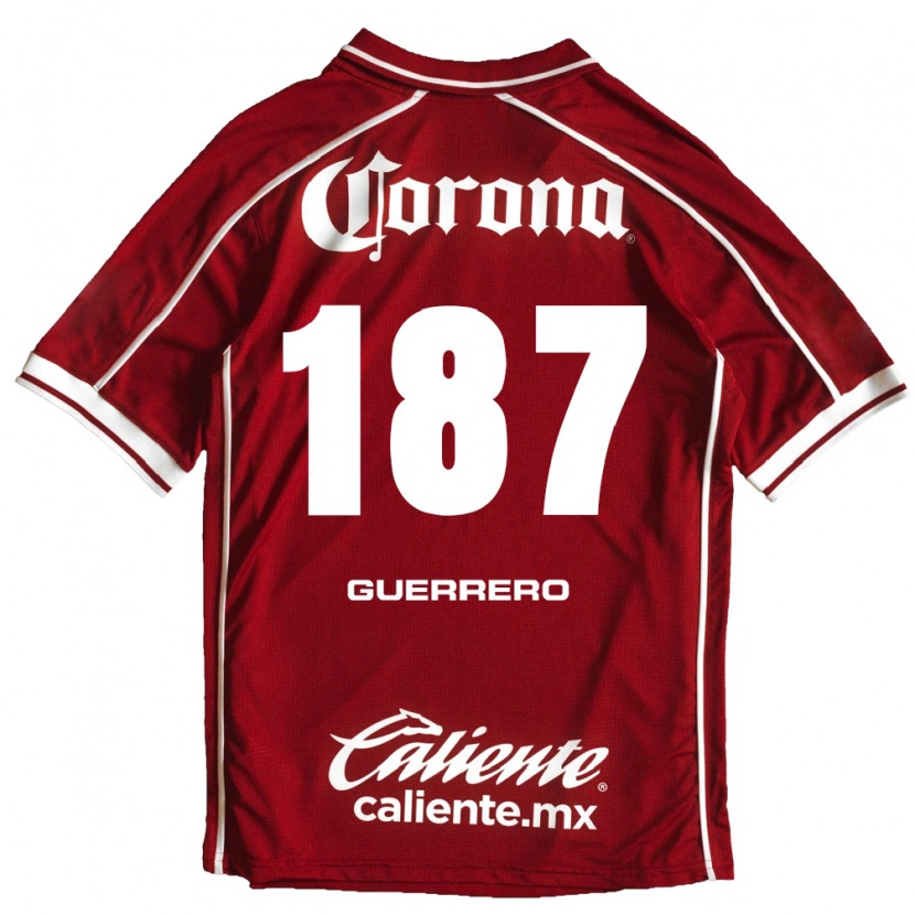 Danxen Dame Dominic Guerrero #187 Hvit Rød Hjemmetrøye Drakt Trøye 2026/27 Skjorter T-Skjorte