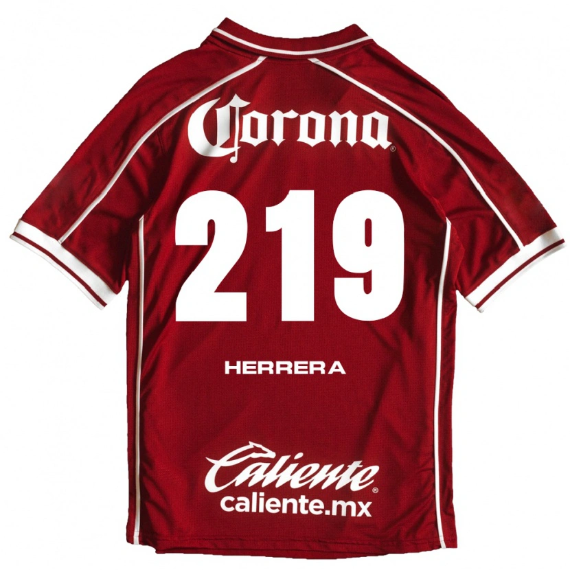 Danxen Dame Emilio Herrera #219 Hvit Rød Hjemmetrøye Drakt Trøye 2026/27 Skjorter T-Skjorte