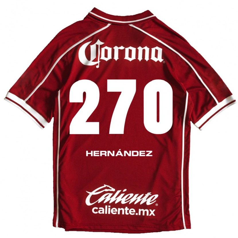 Danxen Dame Alberto Hernández #270 Hvit Rød Hjemmetrøye Drakt Trøye 2026/27 Skjorter T-Skjorte