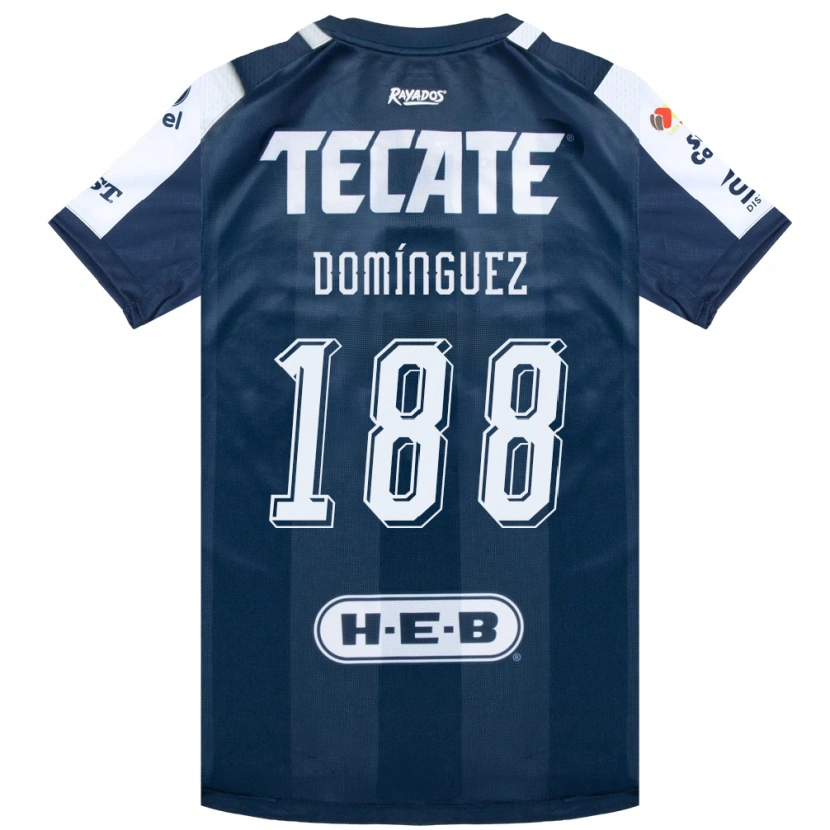 Danxen Dame Joel Domínguez #188 Blekksvart Hvit Rød Hjemmetrøye Drakt Trøye 2026/27 Skjorter T-Skjorte