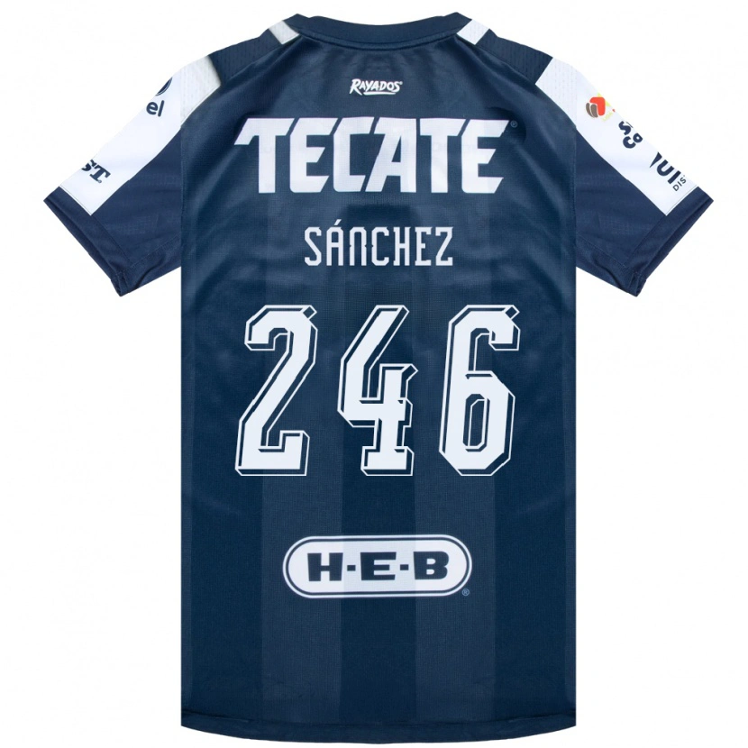 Danxen Dame Diego Sánchez #246 Blekksvart Hvit Rød Hjemmetrøye Drakt Trøye 2026/27 Skjorter T-Skjorte