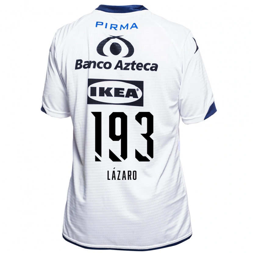 Danxen Dame Juan Lázaro #193 Hvit Svart Blå Hjemmetrøye Drakt Trøye 2026/27 Skjorter T-Skjorte
