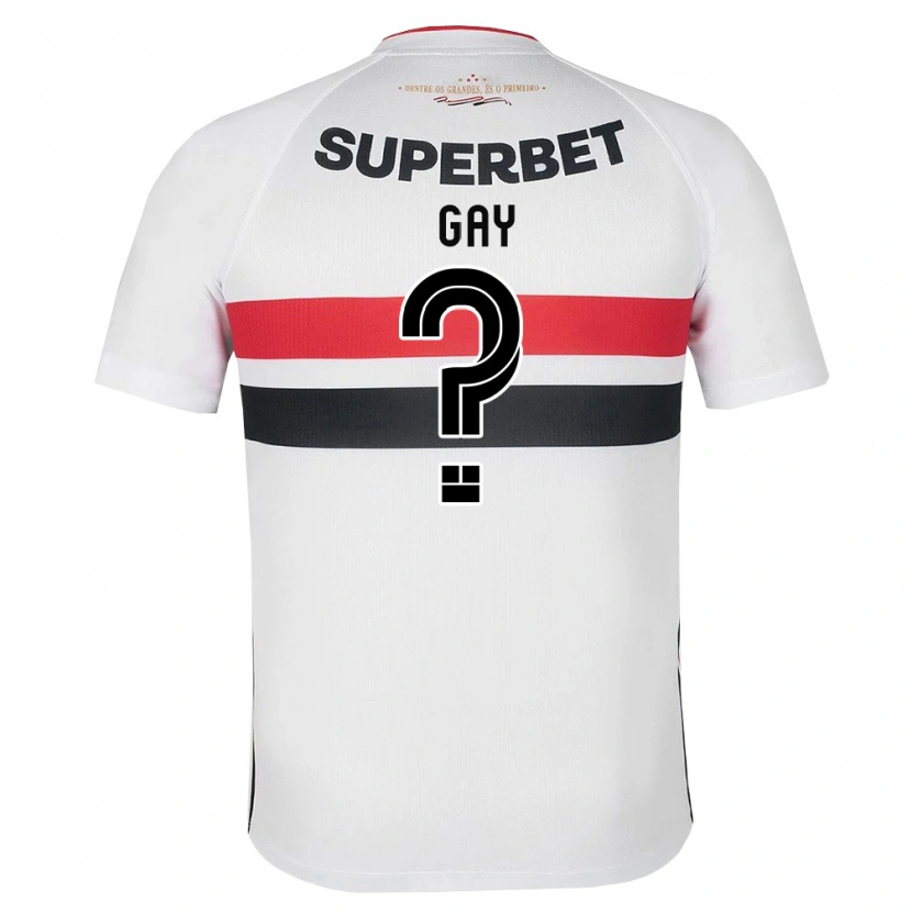 Danxen Dame Ganael Gay #0 Hvit Rød Svart Hjemmetrøye Drakt Trøye 2026/27 Skjorter T-Skjorte