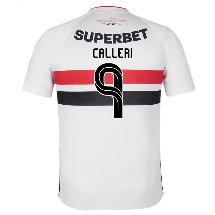 Danxen Dame Jonathan Calleri #9 Hvit Rød Svart Hjemmetrøye Drakt Trøye 2026/27 Skjorter T-Skjorte