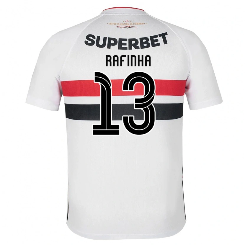 Danxen Dame Rafinha #13 Hvit Rød Svart Hjemmetrøye Drakt Trøye 2026/27 Skjorter T-Skjorte