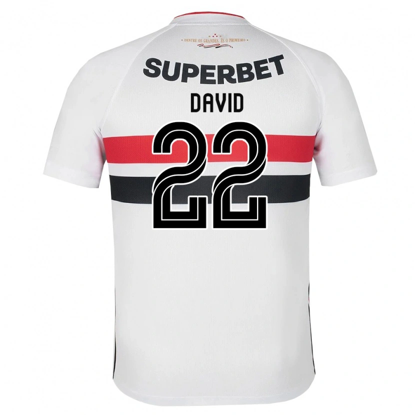 Danxen Dame David #22 Hvit Rød Svart Hjemmetrøye Drakt Trøye 2026/27 Skjorter T-Skjorte