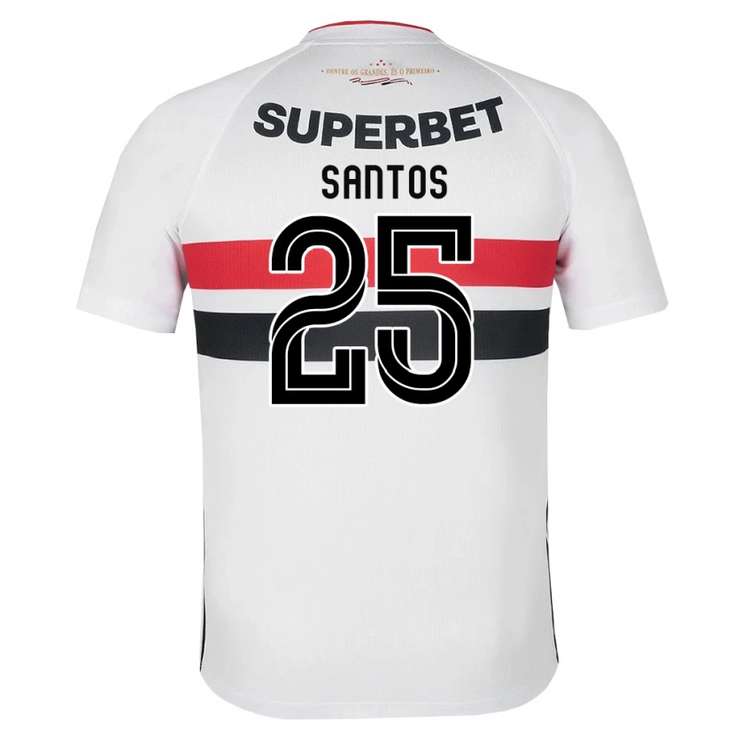 Danxen Dame Mariana Santos #25 Hvit Rød Svart Hjemmetrøye Drakt Trøye 2026/27 Skjorter T-Skjorte