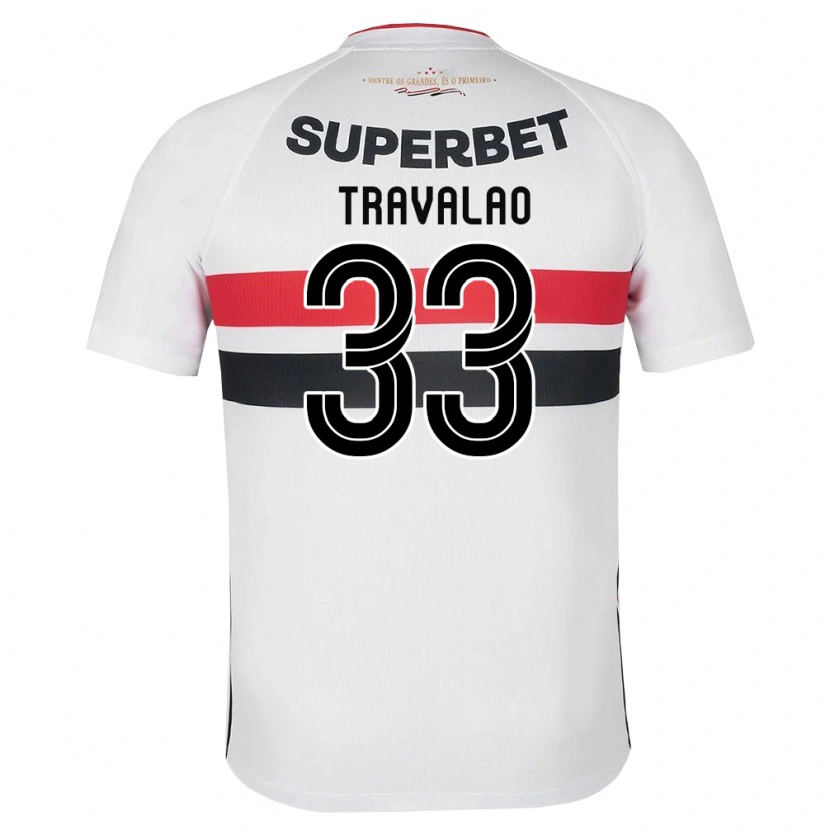 Danxen Dame Rafa Travalão #33 Hvit Rød Svart Hjemmetrøye Drakt Trøye 2026/27 Skjorter T-Skjorte
