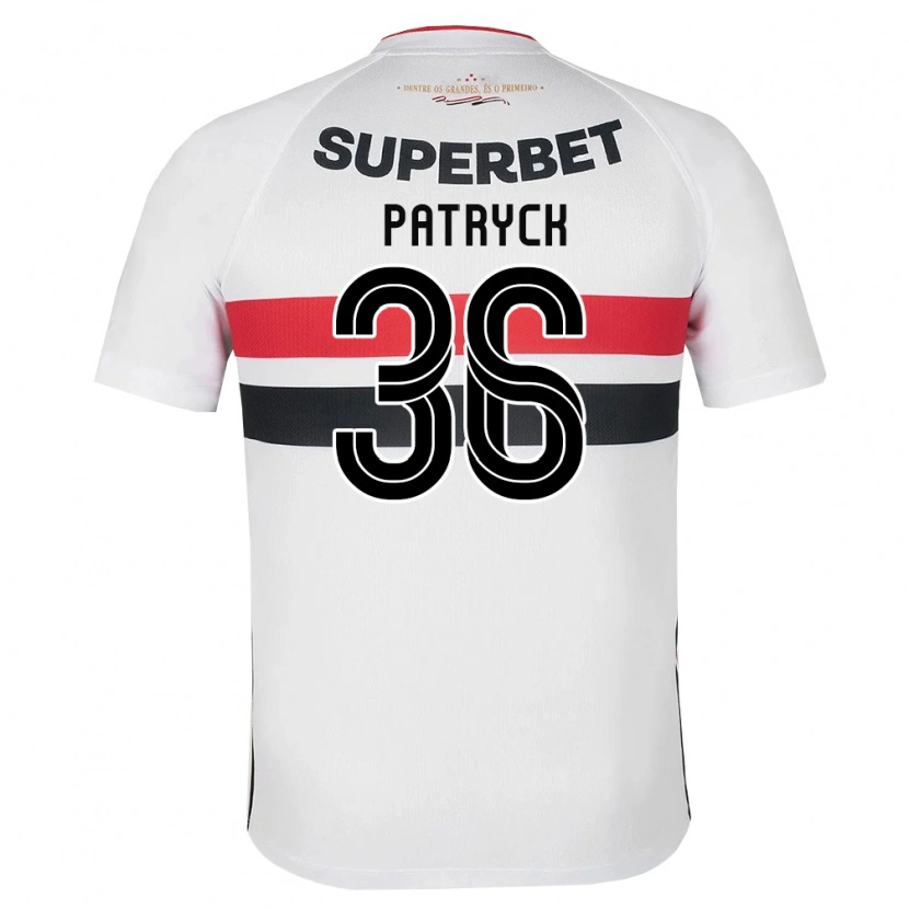 Danxen Dame Patryck #36 Hvit Rød Svart Hjemmetrøye Drakt Trøye 2026/27 Skjorter T-Skjorte