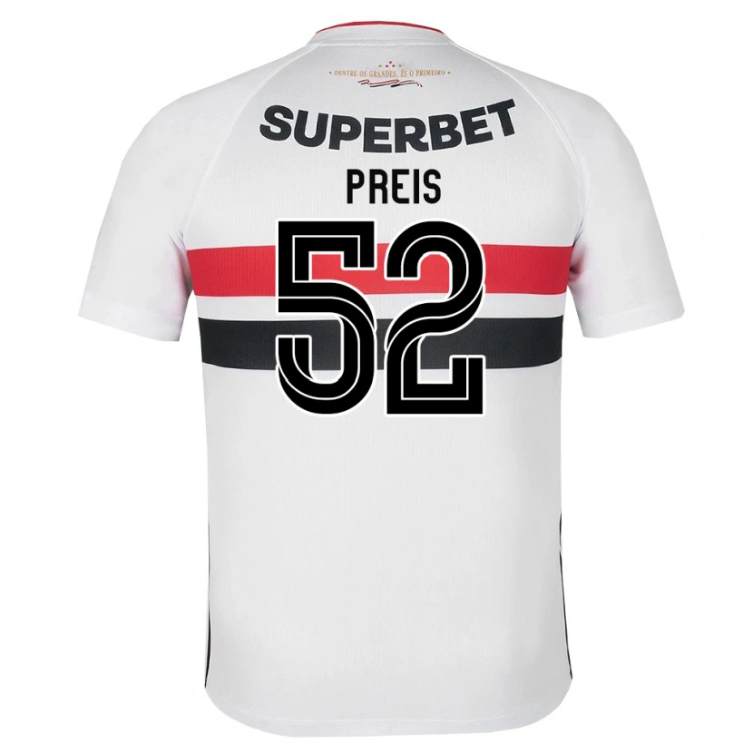 Danxen Dame Felipe Preis #52 Hvit Rød Svart Hjemmetrøye Drakt Trøye 2026/27 Skjorter T-Skjorte