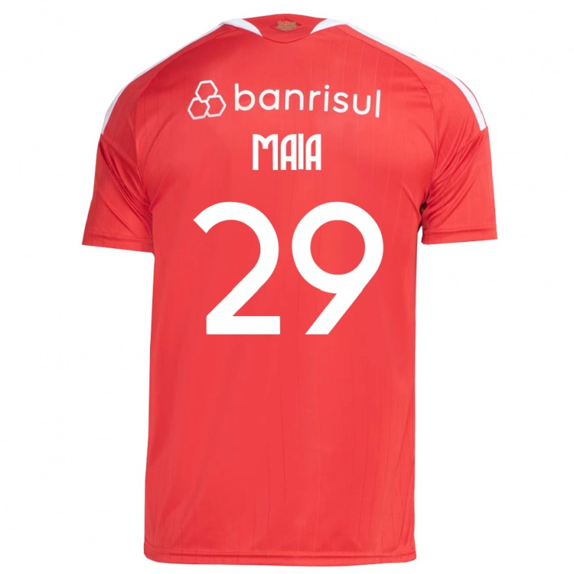 Danxen Dame Thiago Maia #29 Rød Hvit Hjemmetrøye Drakt Trøye 2026/27 Skjorter T-Skjorte