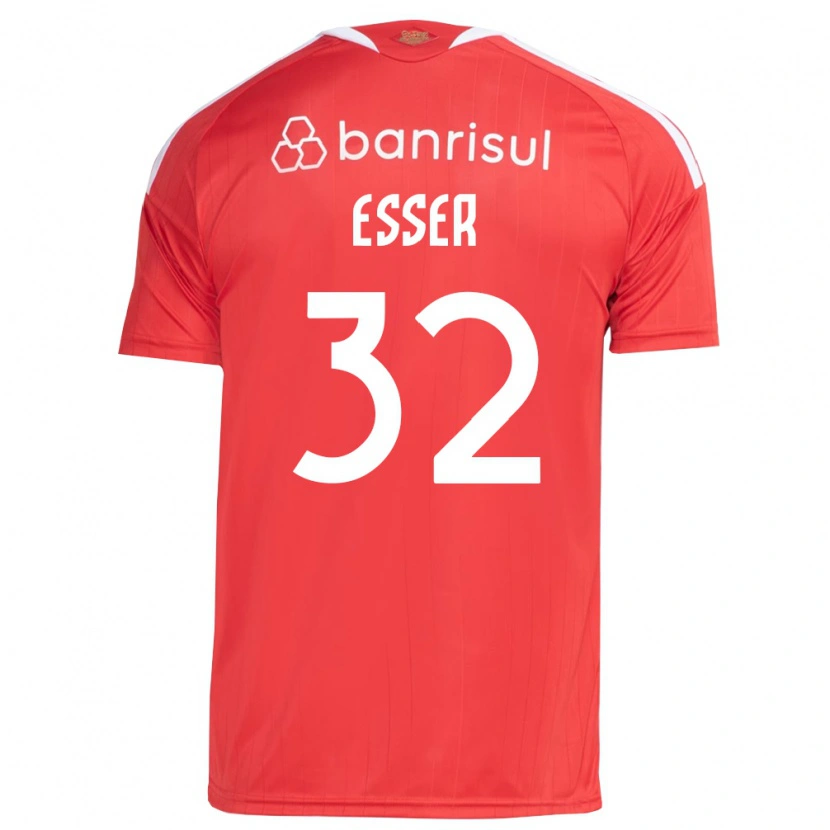 Danxen Dame Diego Esser #32 Rød Hvit Hjemmetrøye Drakt Trøye 2026/27 Skjorter T-Skjorte