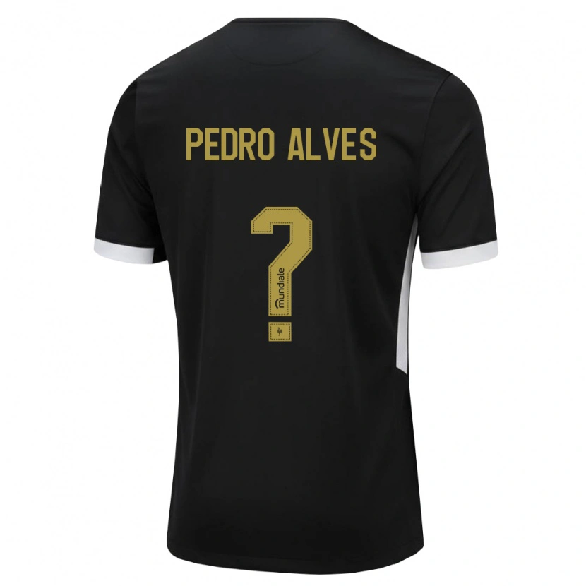 Danxen Dame Pedro Alves #0 Svart Hvit Gul Hjemmetrøye Drakt Trøye 2026/27 Skjorter T-Skjorte