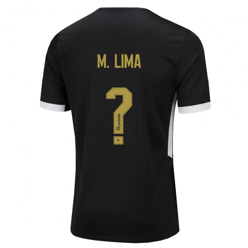 Danxen Dame Matheus Lima #0 Svart Hvit Gul Hjemmetrøye Drakt Trøye 2026/27 Skjorter T-Skjorte