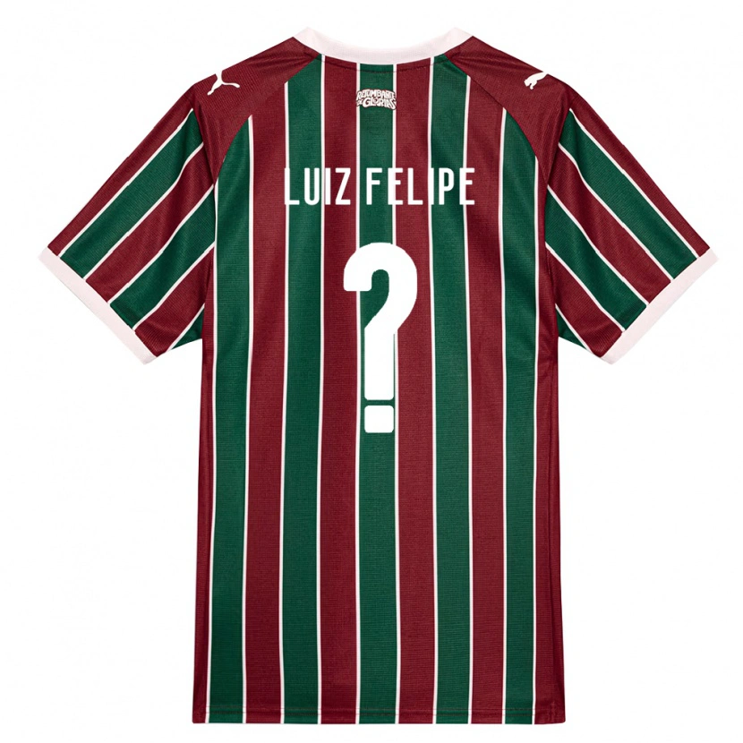 Danxen Dame Luiz Felipe #0 Grønn Burgund Hvit Hjemmetrøye Drakt Trøye 2026/27 Skjorter T-Skjorte