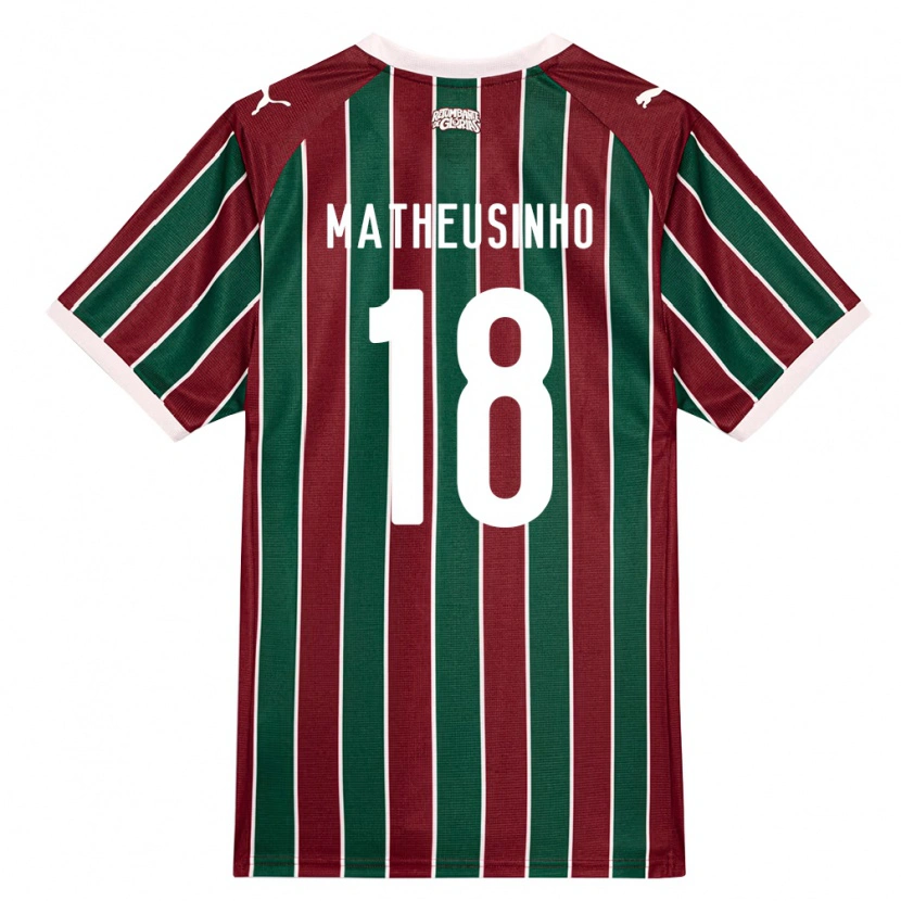 Danxen Dame Matheus Ferreira Da Costa #18 Grønn Burgund Hvit Hjemmetrøye Drakt Trøye 2026/27 Skjorter T-Skjorte