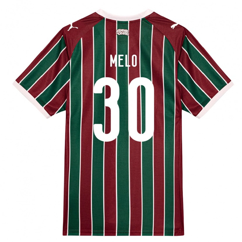 Danxen Dame Felipe Melo #30 Grønn Burgund Hvit Hjemmetrøye Drakt Trøye 2026/27 Skjorter T-Skjorte