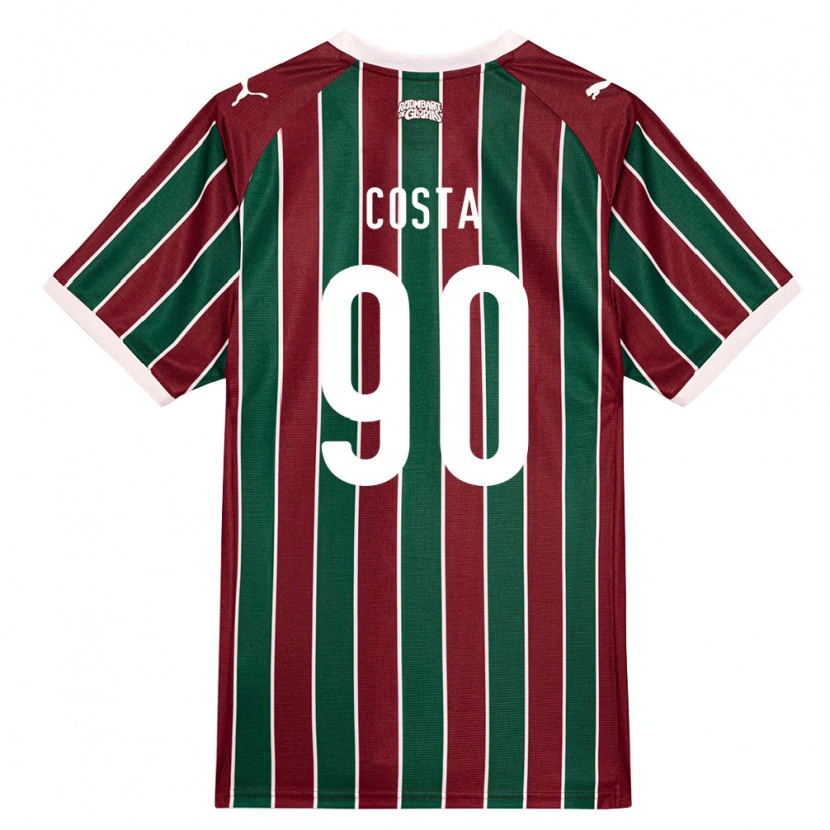 Danxen Dame Douglas Costa #90 Grønn Burgund Hvit Hjemmetrøye Drakt Trøye 2026/27 Skjorter T-Skjorte