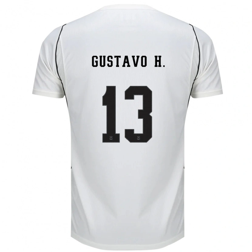 Danxen Dame Gustavo Henrique #13 Hvit Svart Rød Hjemmetrøye Drakt Trøye 2026/27 Skjorter T-Skjorte
