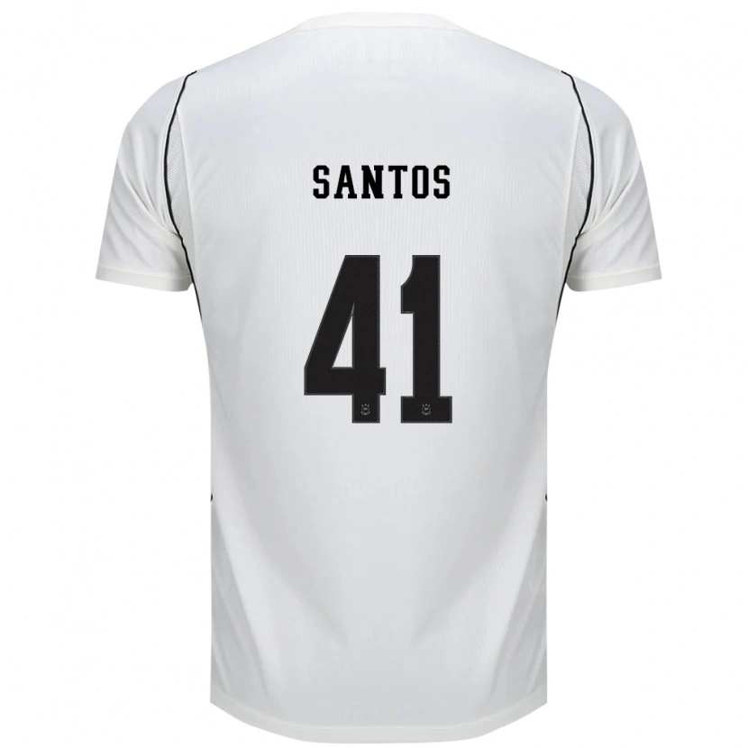 Danxen Dame Renato Santos #41 Hvit Svart Rød Hjemmetrøye Drakt Trøye 2026/27 Skjorter T-Skjorte