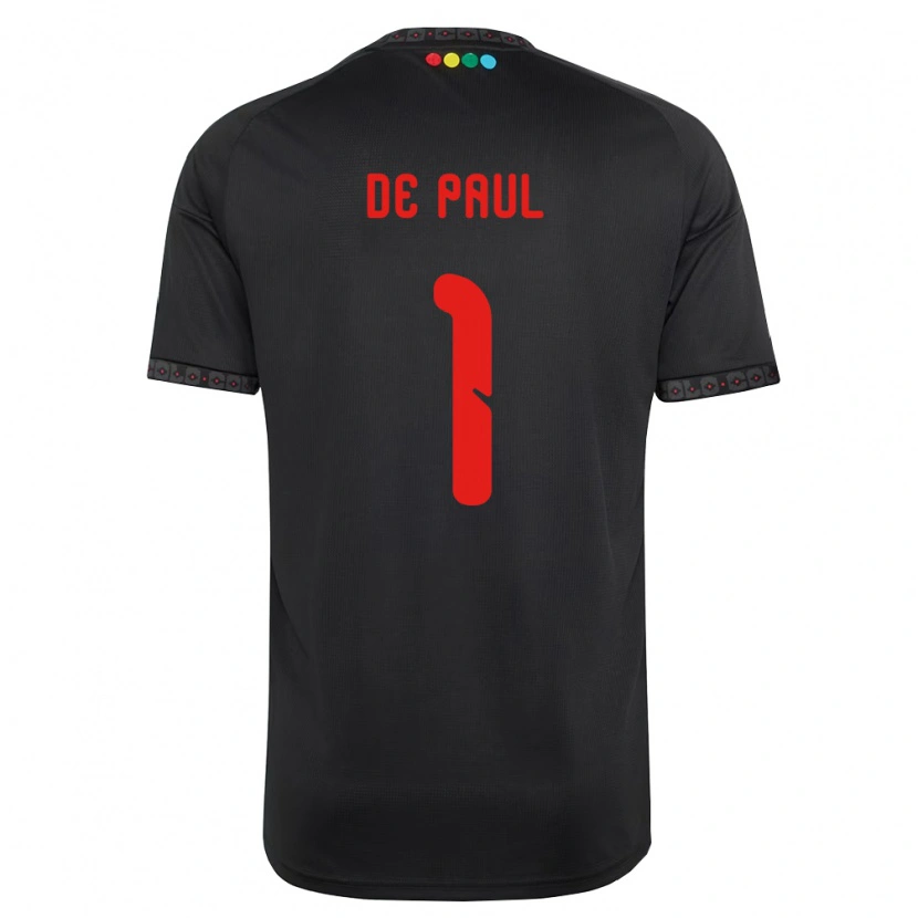 Danxen Dame Fernando De Paul #1 Svart Rød Bortetrøye Drakt Trøye 2026/27 Skjorter T-Skjorte