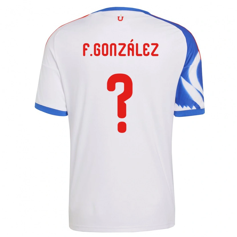 Danxen Dame Fernando González #0 Hvit Marineblå Bortetrøye Drakt Trøye 2026/27 Skjorter T-Skjorte