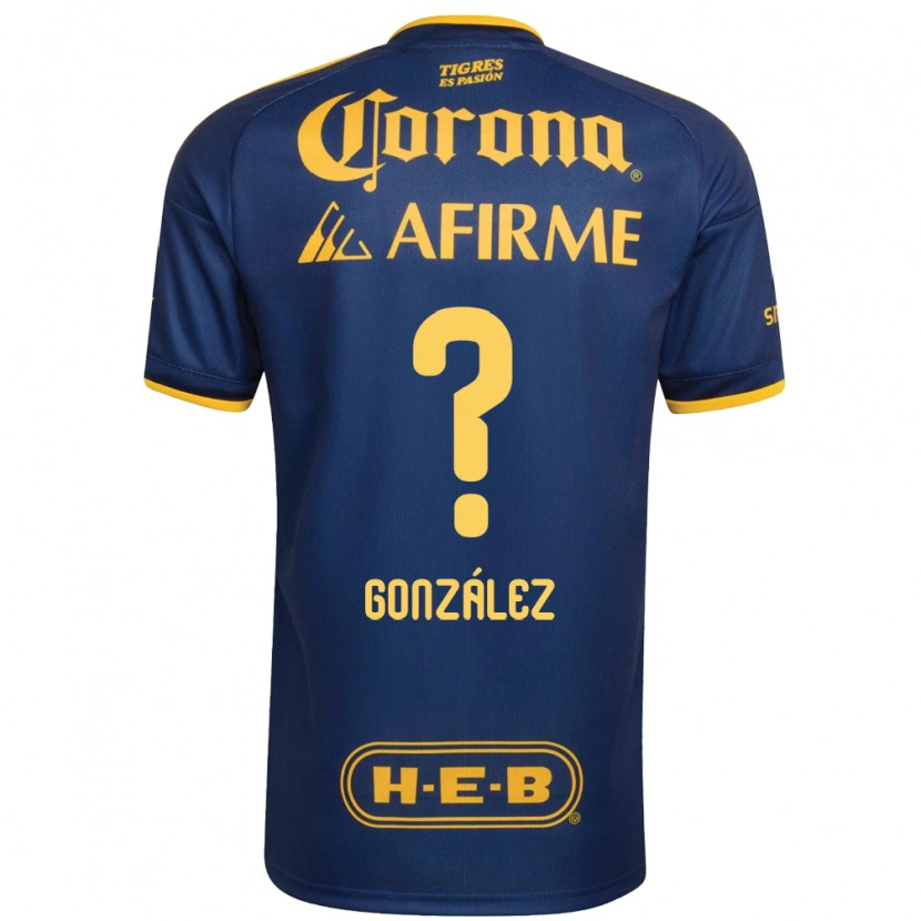 Danxen Dame Fernando González #0 Kongelig Blå Gul Bortetrøye Drakt Trøye 2026/27 Skjorter T-Skjorte