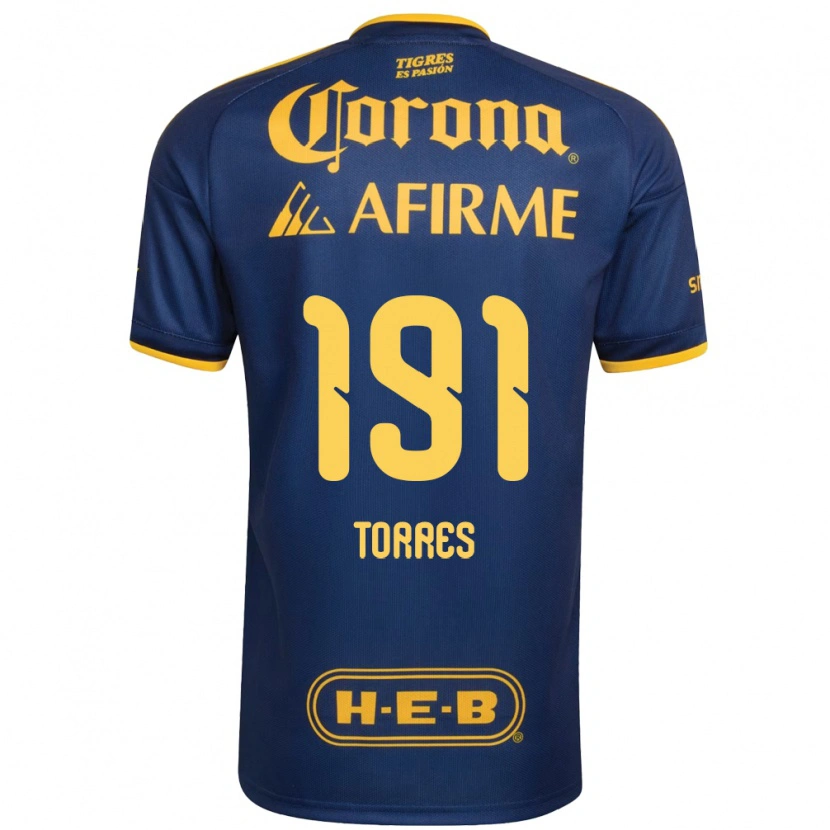 Danxen Dame Aldo Torres #191 Kongelig Blå Gul Bortetrøye Drakt Trøye 2026/27 Skjorter T-Skjorte