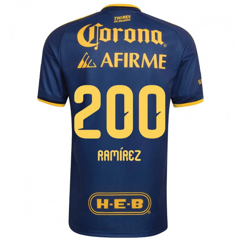 Danxen Dame Diego Ramírez #200 Kongelig Blå Gul Bortetrøye Drakt Trøye 2026/27 Skjorter T-Skjorte