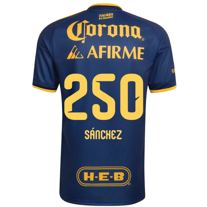 Danxen Dame Fernando Sánchez #250 Kongelig Blå Gul Bortetrøye Drakt Trøye 2026/27 Skjorter T-Skjorte