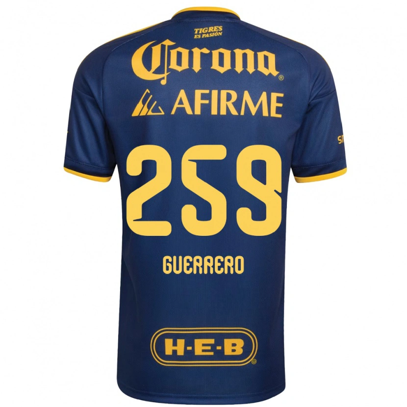 Danxen Dame Erick Guerrero #259 Kongelig Blå Gul Bortetrøye Drakt Trøye 2026/27 Skjorter T-Skjorte