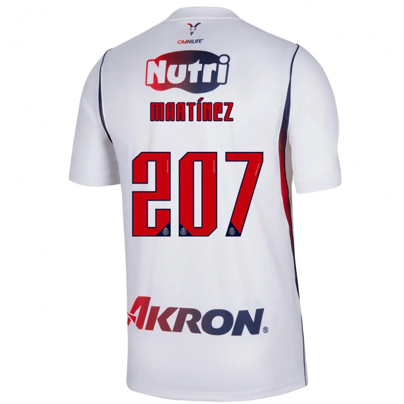 Danxen Dame Raúl Martínez #207 Rød Hvit Marineblå Bortetrøye Drakt Trøye 2026/27 Skjorter T-Skjorte