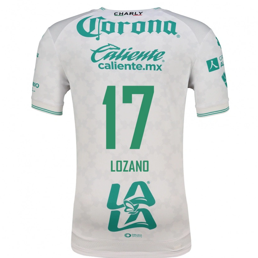 Danxen Dame Esteban Lozano #17 Lysegrønn Hvit Bortetrøye Drakt Trøye 2026/27 Skjorter T-Skjorte