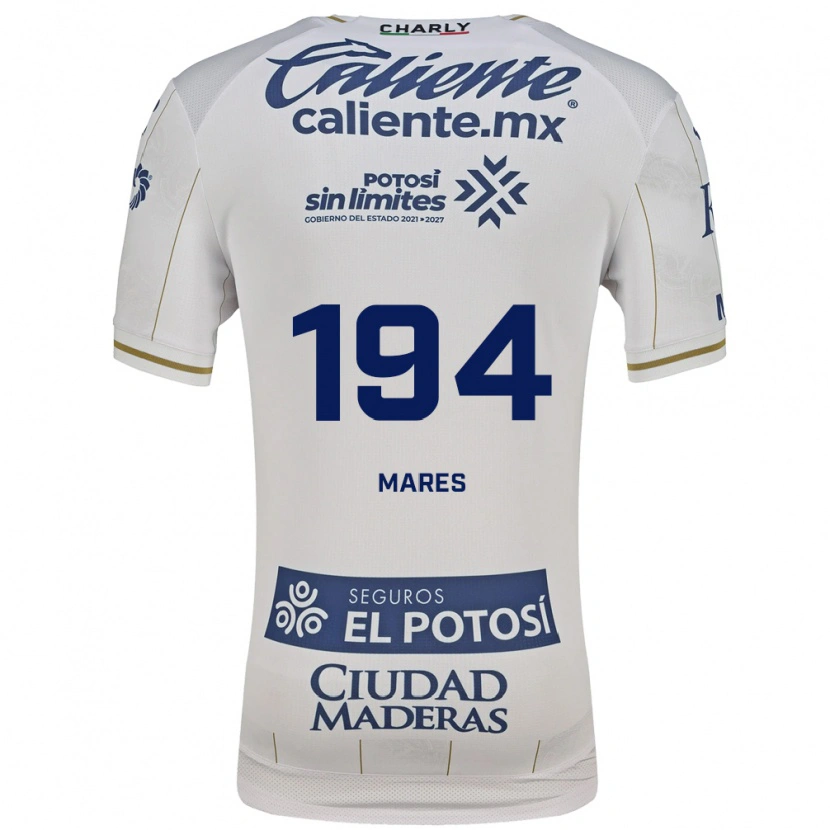 Danxen Dame Cristian Mares #194 Hvit Blå Bortetrøye Drakt Trøye 2026/27 Skjorter T-Skjorte