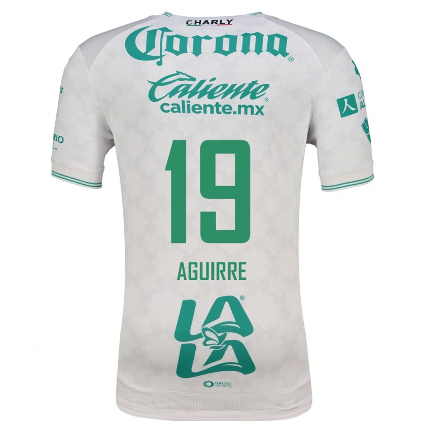 Danxen Dame Eduardo Aguirre #19 Lysegrønn Hvit Bortetrøye Drakt Trøye 2026/27 Skjorter T-Skjorte