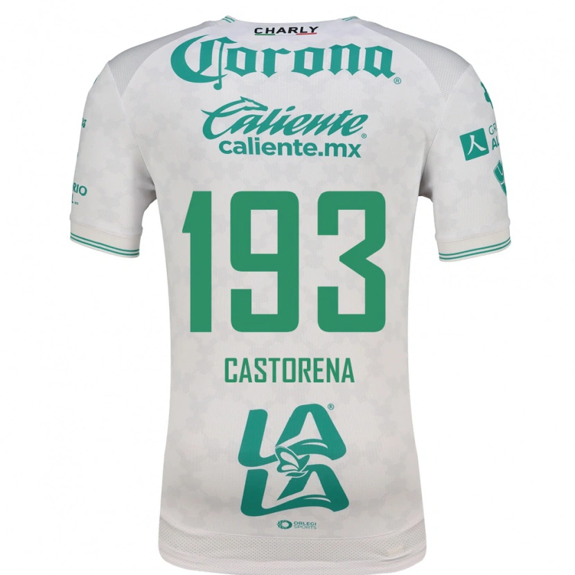 Danxen Dame Damián Castorena #193 Lysegrønn Hvit Bortetrøye Drakt Trøye 2026/27 Skjorter T-Skjorte