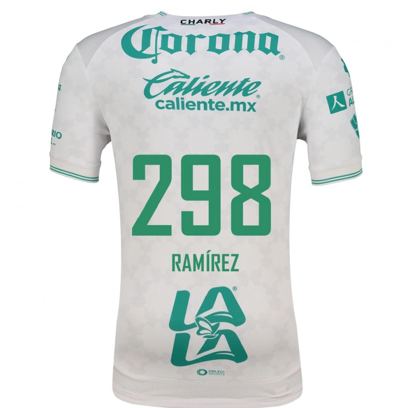 Danxen Dame Ángel Ramírez #298 Lysegrønn Hvit Bortetrøye Drakt Trøye 2026/27 Skjorter T-Skjorte