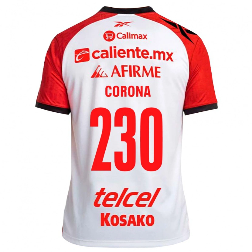 Danxen Dame José Corona #230 Hvit Svart Rød Bortetrøye Drakt Trøye 2026/27 Skjorter T-Skjorte