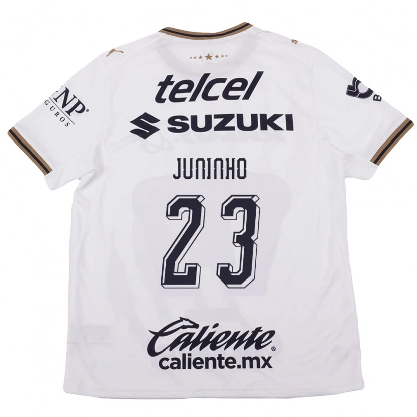 Danxen Dame Juninho #23 Hvit Svart Brun Bortetrøye Drakt Trøye 2026/27 Skjorter T-Skjorte
