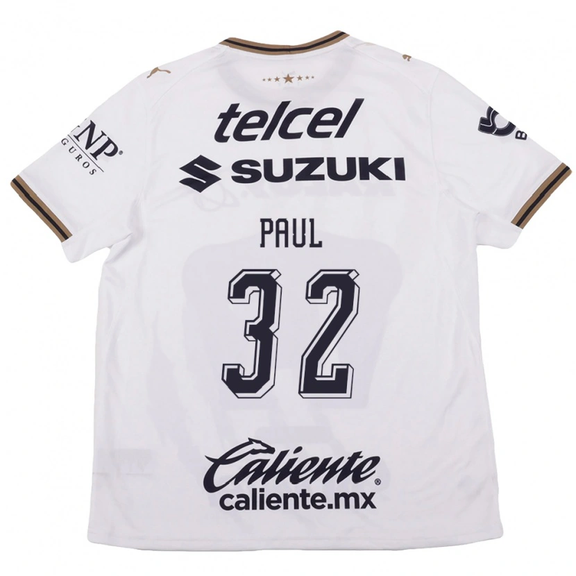 Danxen Dame Miguel Paul #32 Hvit Svart Brun Bortetrøye Drakt Trøye 2026/27 Skjorter T-Skjorte