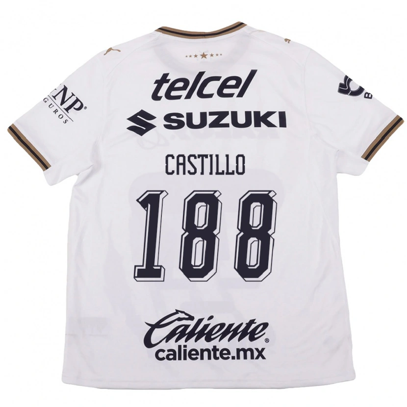 Danxen Dame Christian Castillo #188 Hvit Svart Brun Bortetrøye Drakt Trøye 2026/27 Skjorter T-Skjorte
