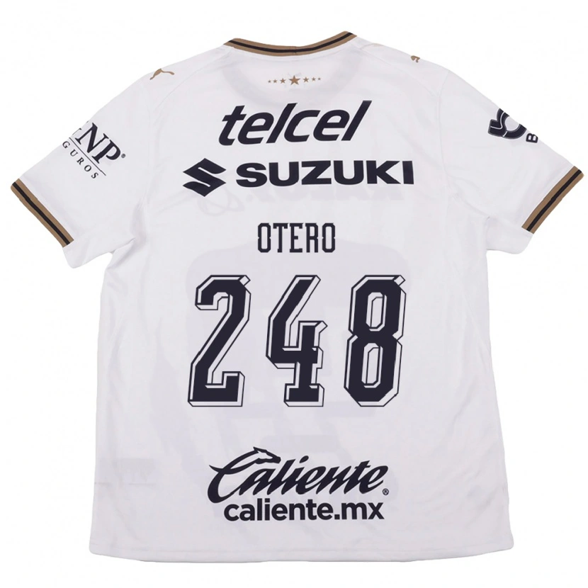 Danxen Dame Jonathan Otero #248 Hvit Svart Brun Bortetrøye Drakt Trøye 2026/27 Skjorter T-Skjorte