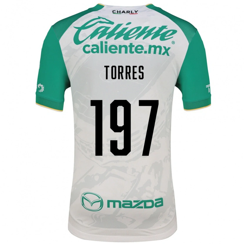 Danxen Dame Erick Torres #197 Lysegrønn Hvit Bortetrøye Drakt Trøye 2026/27 Skjorter T-Skjorte