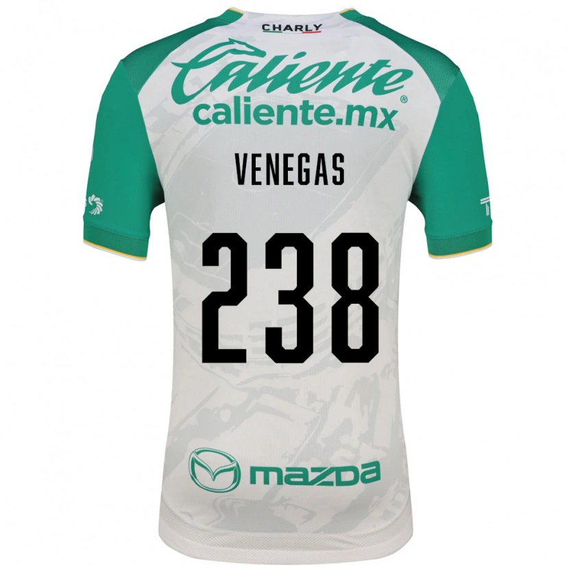 Danxen Dame Luis Venegas #238 Lysegrønn Hvit Bortetrøye Drakt Trøye 2026/27 Skjorter T-Skjorte