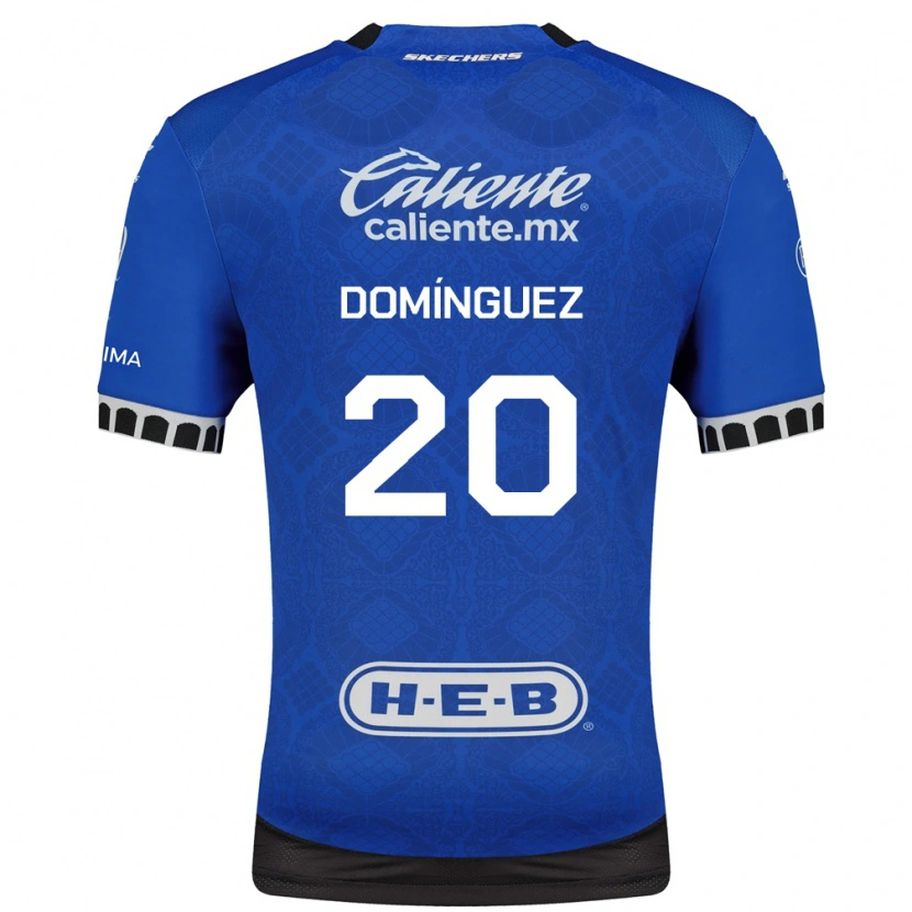 Danxen Dame Misael Dominguez #20 Kongelig Blå Hvit Svart Bortetrøye Drakt Trøye 2026/27 Skjorter T-Skjorte