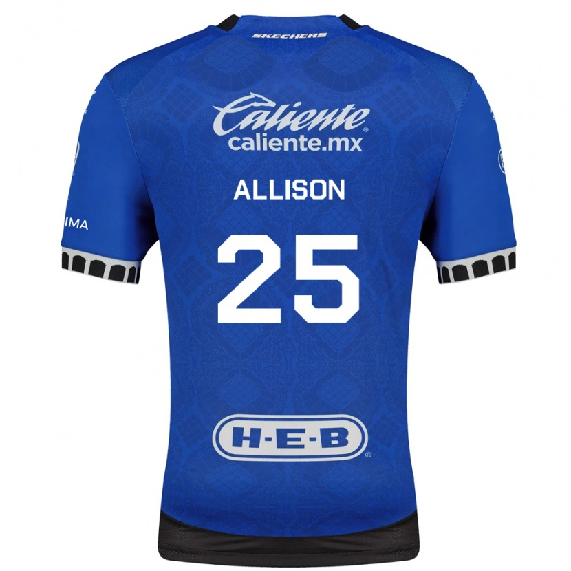 Danxen Dame Guillermo Allison #25 Kongelig Blå Hvit Svart Bortetrøye Drakt Trøye 2026/27 Skjorter T-Skjorte