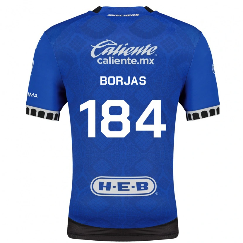 Danxen Dame Daniel Borjas #184 Kongelig Blå Hvit Svart Bortetrøye Drakt Trøye 2026/27 Skjorter T-Skjorte