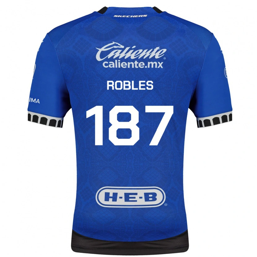 Danxen Dame Claudio Robles #187 Kongelig Blå Hvit Svart Bortetrøye Drakt Trøye 2026/27 Skjorter T-Skjorte